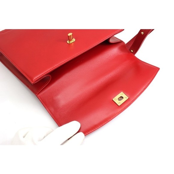 Louis Vuitton Calf Spartan Opera Shoulder Bag Red - Picture 9 of 10